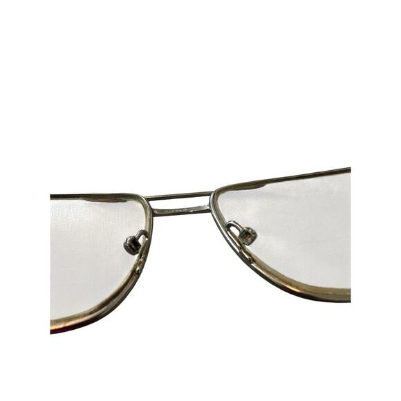 Vintage Safilo Elasta 3070 Square Frame Pilot Metal Sunglasses - Picture 7 of 8